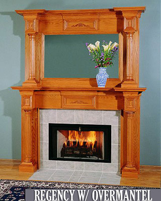 Regency with Overmantel Fireplace Surround